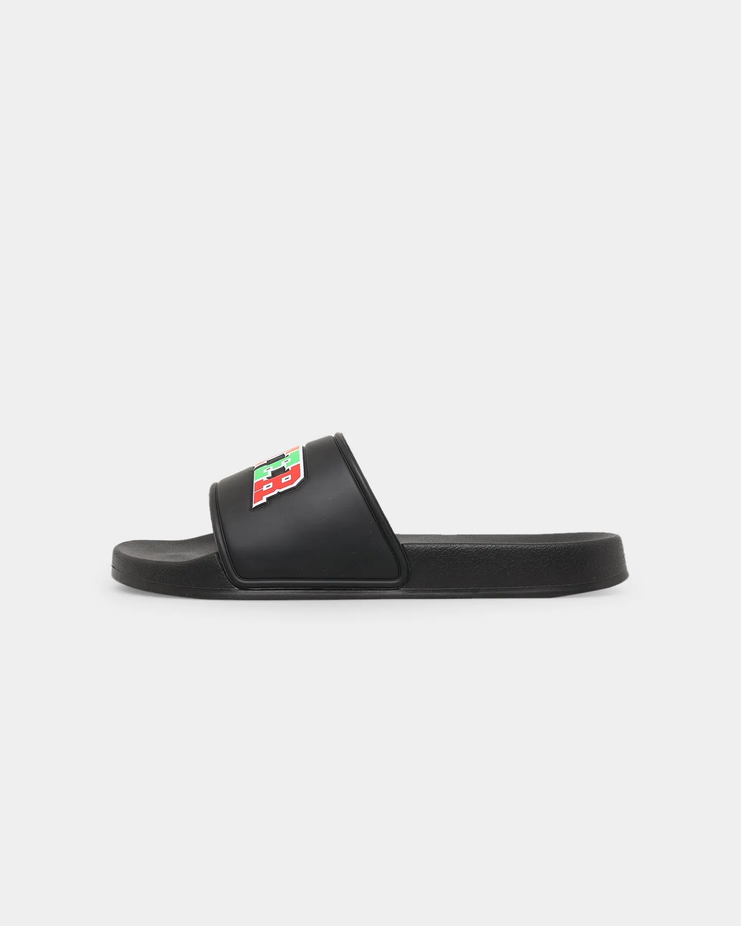 sufficient Loiter Arch Rainbow Slides Black/Multi-Coloured