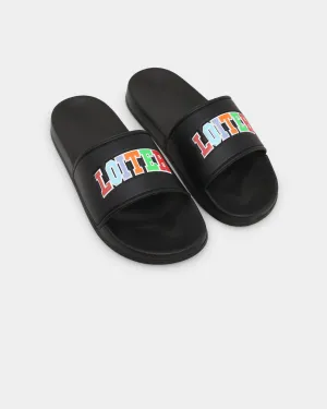windy - day shoes Loiter Arch Rainbow Slides Black/Multi-Coloured