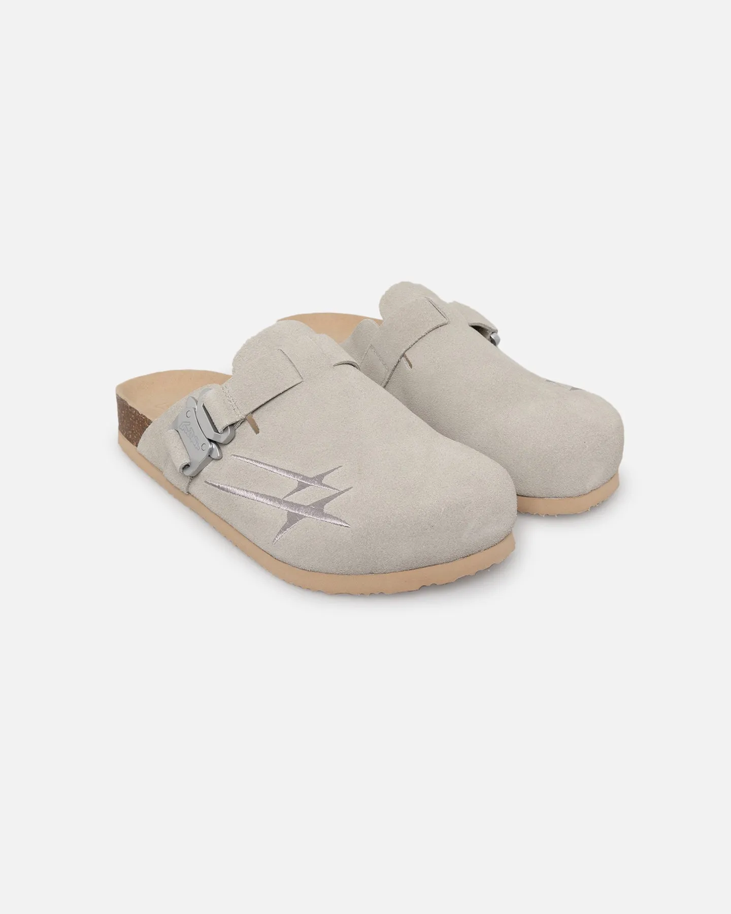 Ventilated Upper Design Loiter Spire Mule Grey