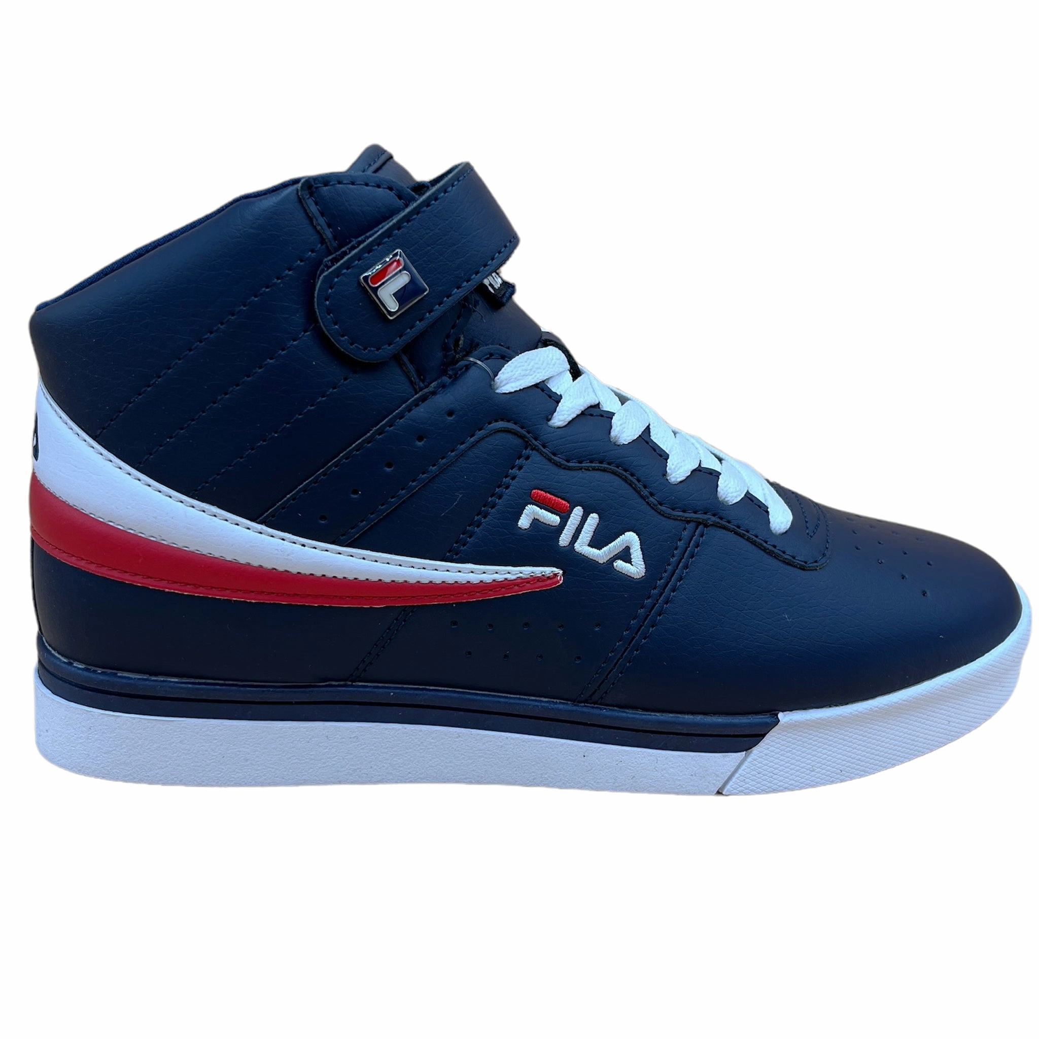 Fila Men's Vulc 13 Mid Navy White Red Casual Shoes 1SC60526-422 Foot alignment