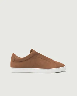 Flexible Torsion System Handcrafted Stitching Low 1 Laceless | Chestnut Suede