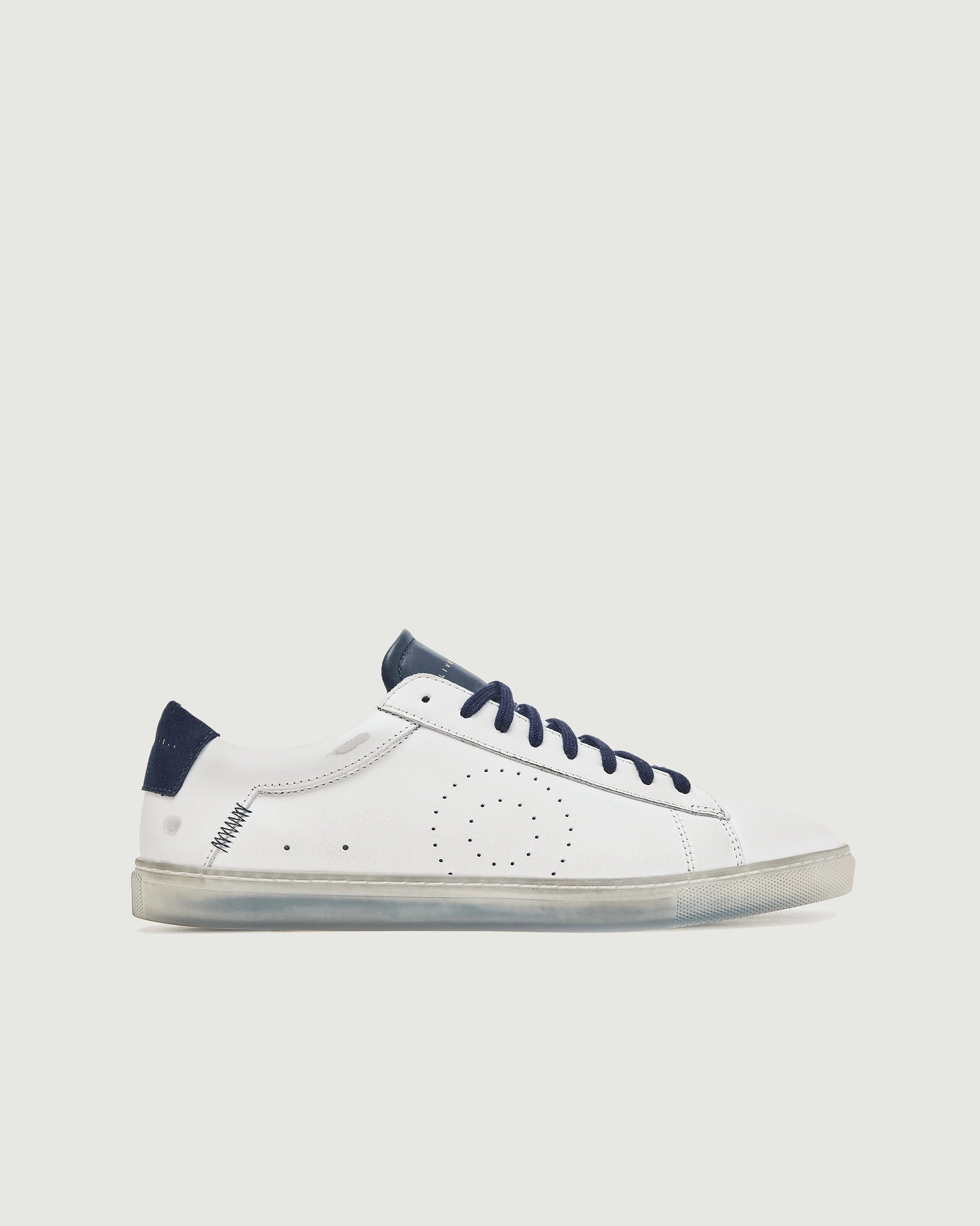 Micro Perforation Low 1 | Navy Yin Yang Subdued