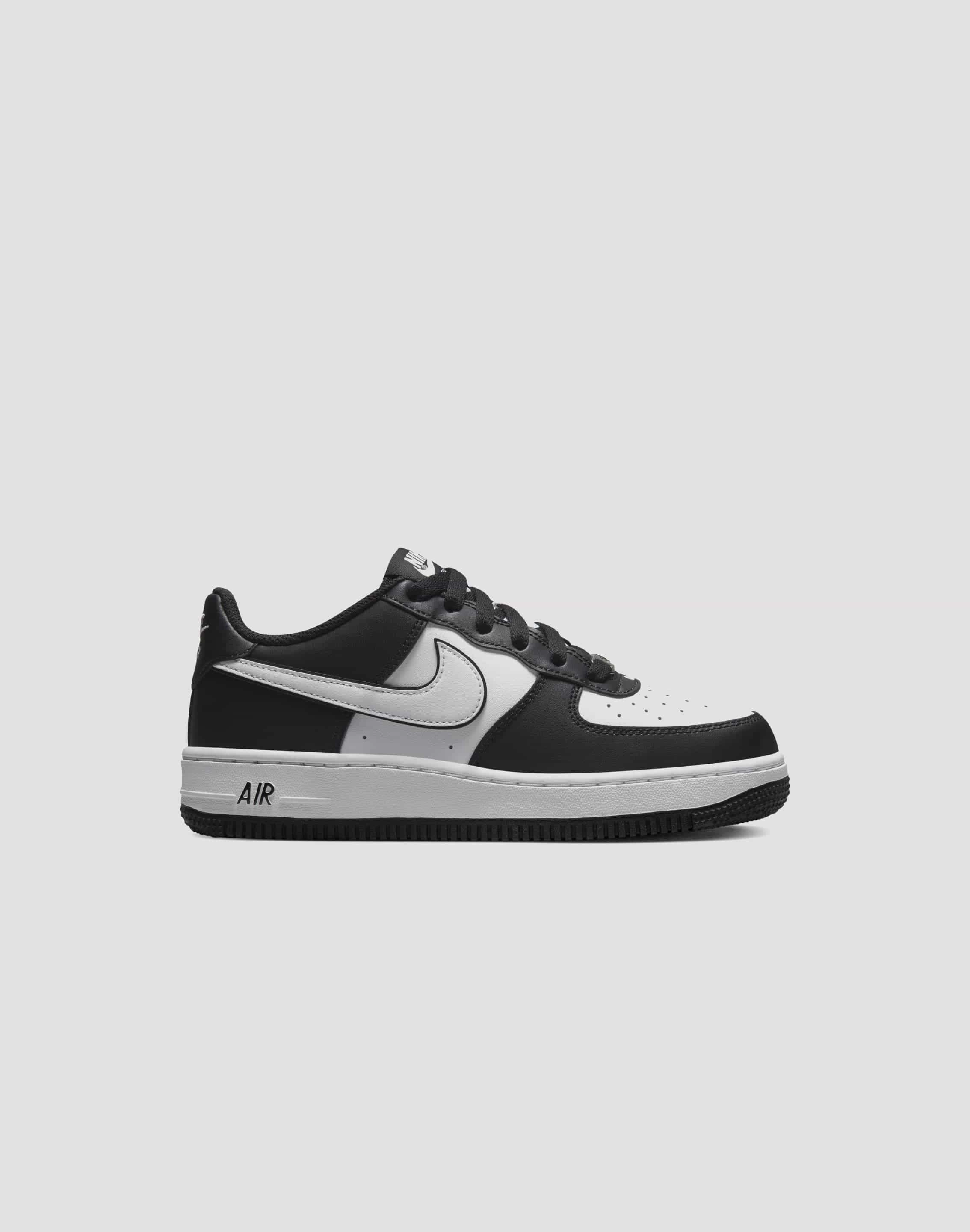 Game-Ready Design Nike Air Force 1 LV8 2 Grade School Kids' Black/White