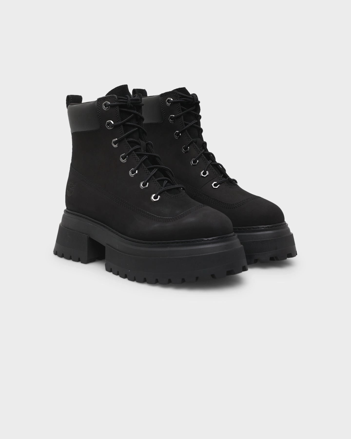 semi - outdoor Timberland Women's Sky 6" Lace Up Boots Black