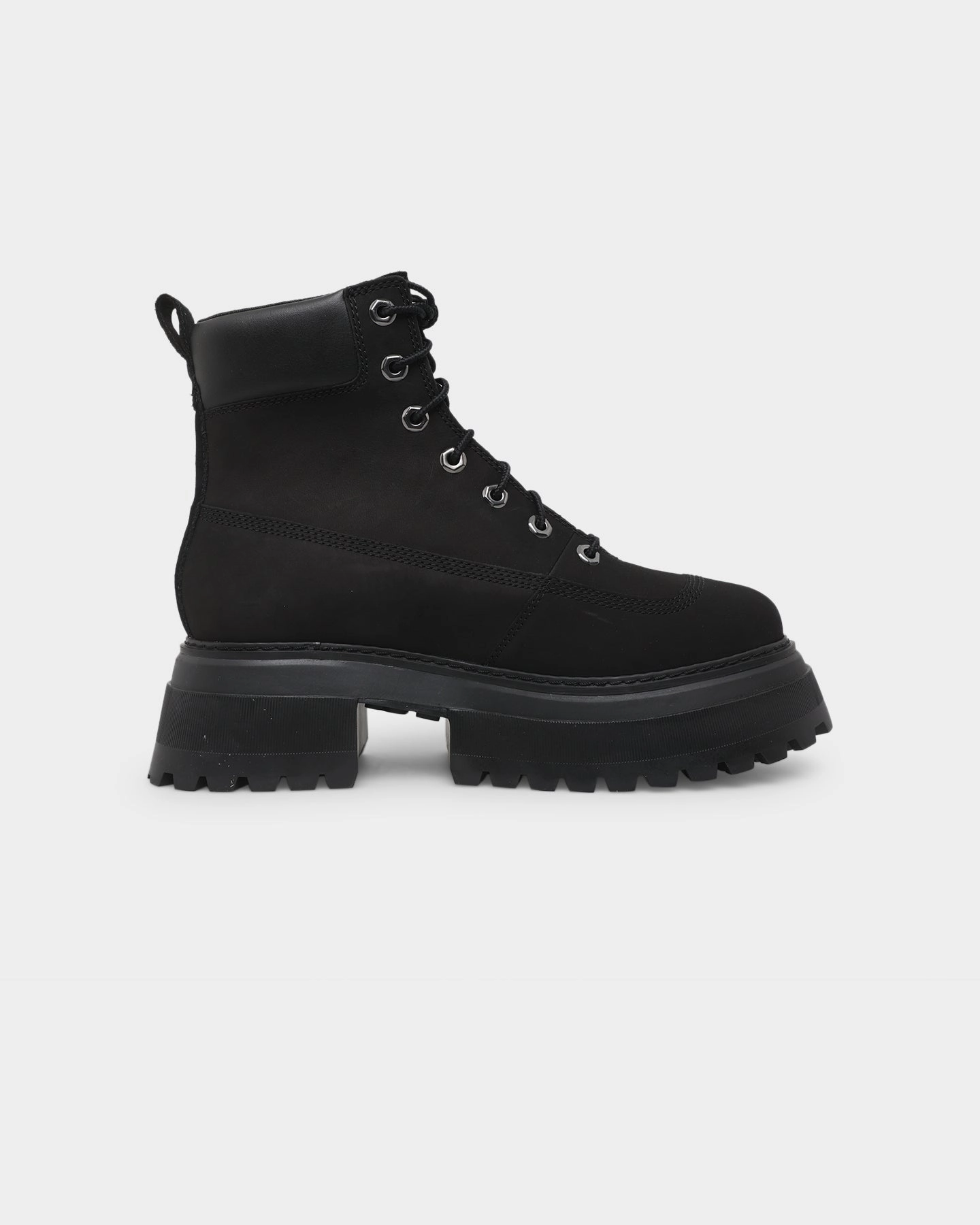 Bacterial Inhibiting Finish Adaptive Fit Technology Timberland Women's Sky 6" Lace Up Boots Black