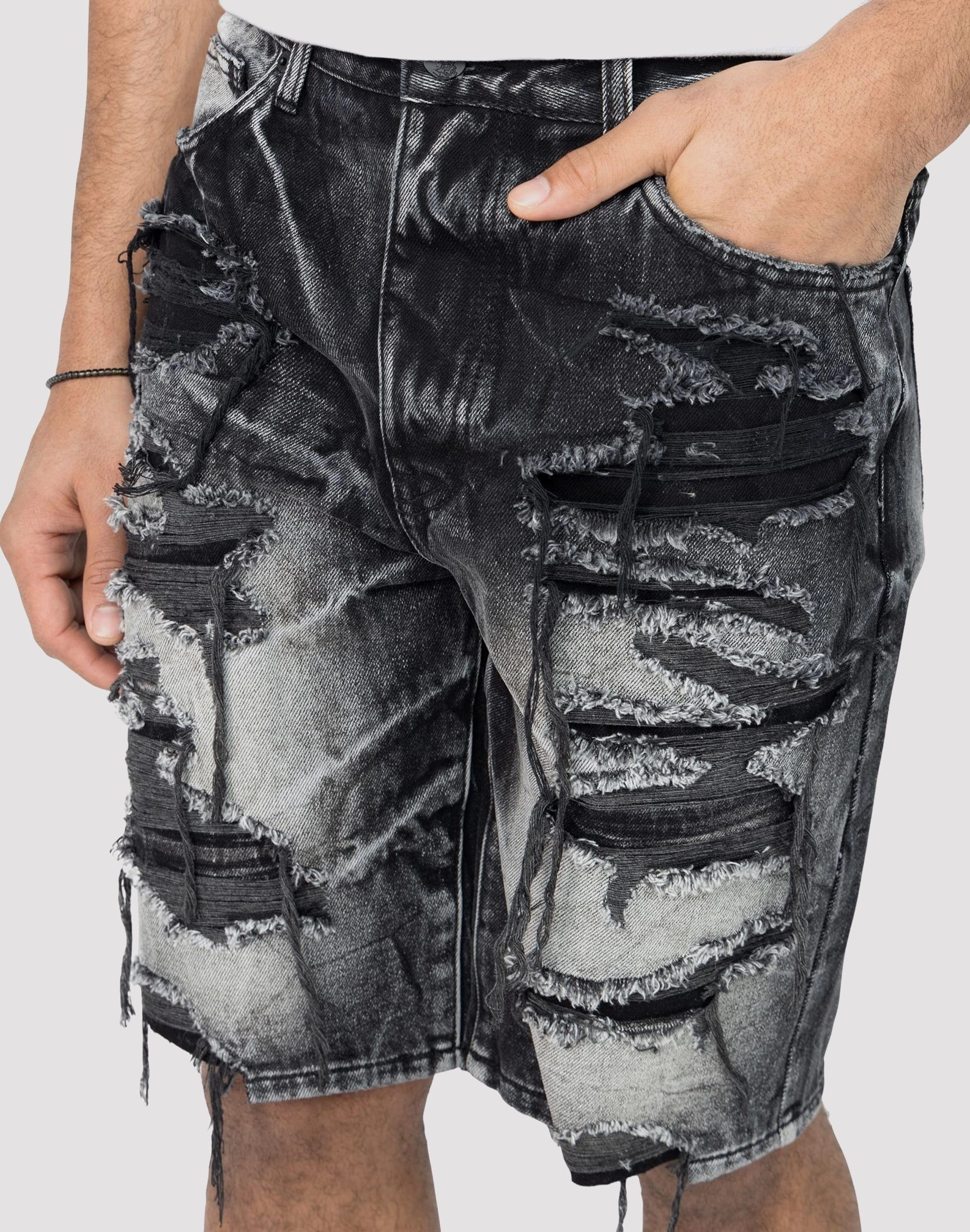 Ergonomic Last Cushioned Smoke Rise Sable Denim Shorts