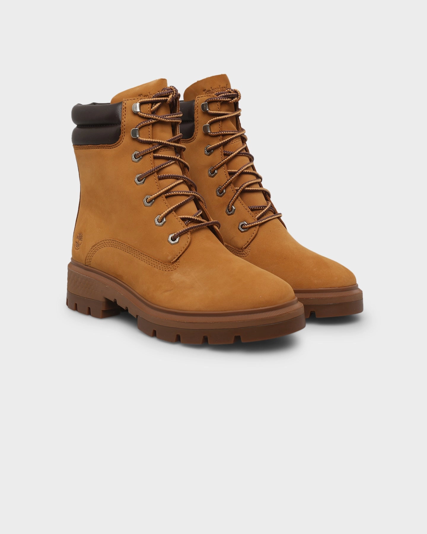 Versatile Silhouette Timberland Women's Cortina Valley 6" Boot Wheat Nubuck