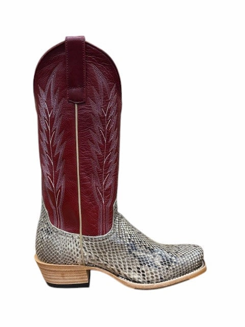 coordinating reasonable M9532 Women's Exotic Macie Bean's Mink Python Belly Western Boots