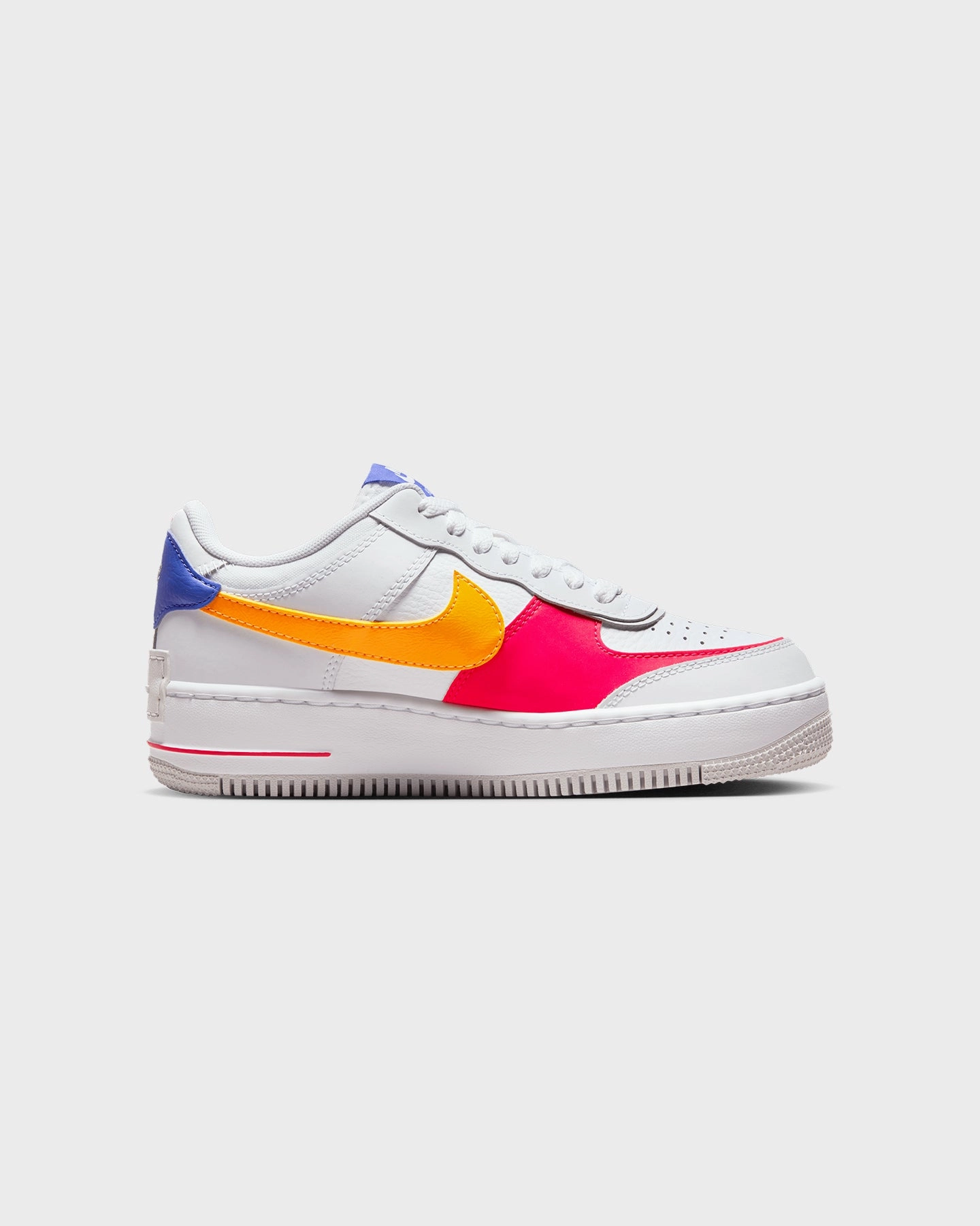 Lightweight Midsole Nike Women's Air Force 1 Shadow "Gundam" White/Sundial