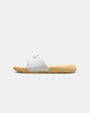 Multi directional traction Matte Nike Victori One Slide Summit White/University Red-Sesame