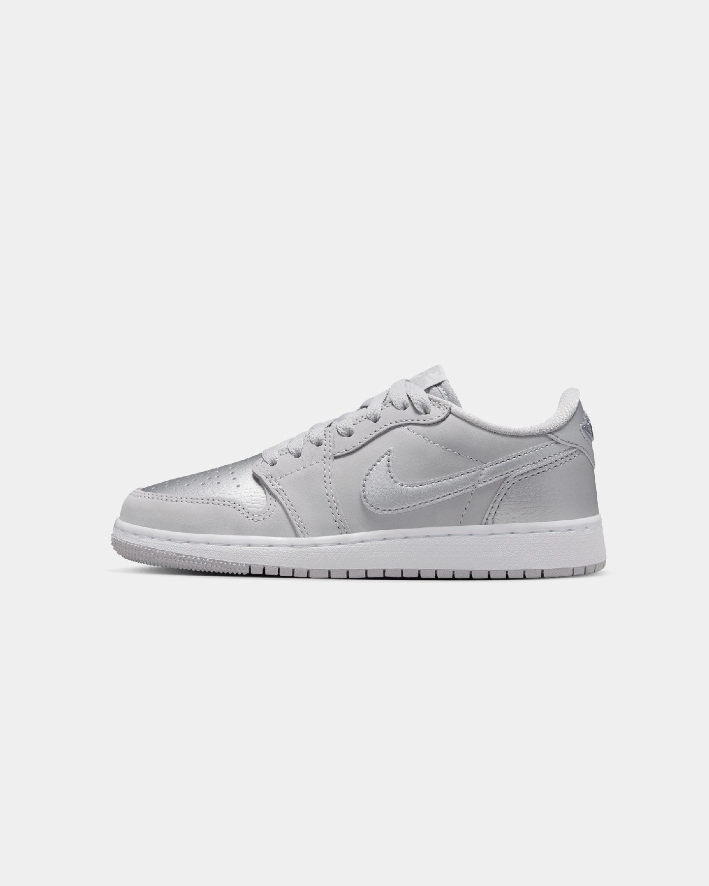 Jordan Kids' Air Jordan 1 Low OG (GS) Neutral Grey/Metallic Neutral Frame High Energy Return