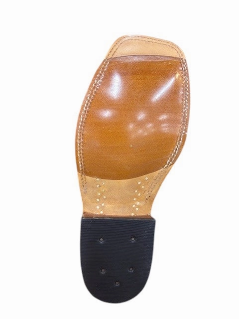 Footbed Men's Anderson Bean Exotic Burmese Natural Python Cowboy Boots 339922