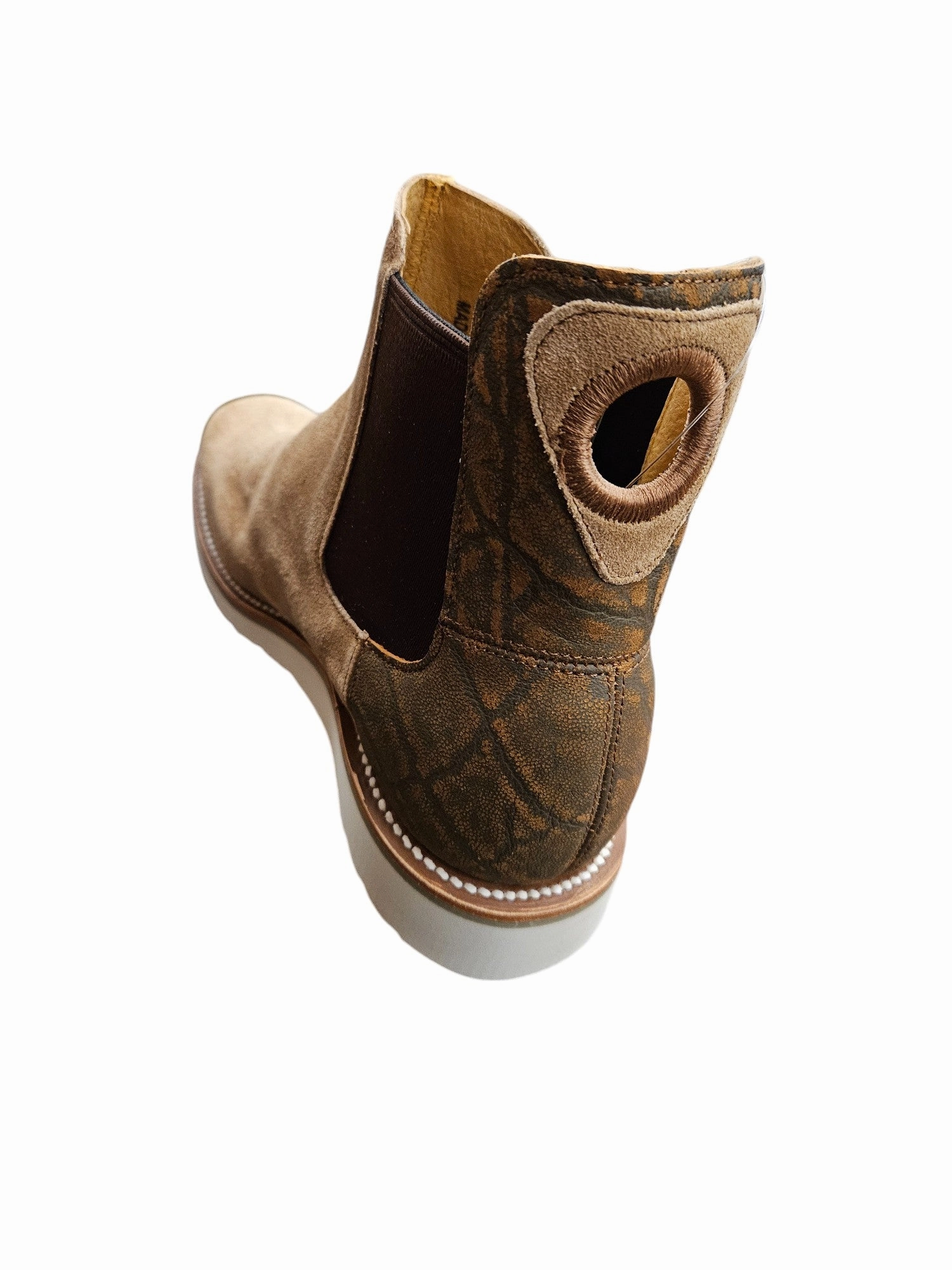 MEN'S HORSEPOWER CHELSEA BOOTS Tobacco Suede HP2203 least adjustable