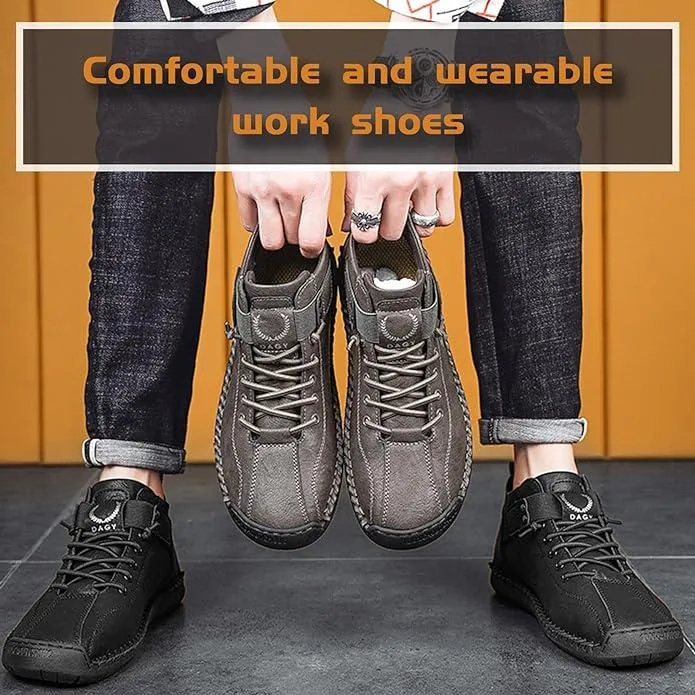 Men's Hiking Shoes High Top Shoes Thickened Plush Lining least lightweight