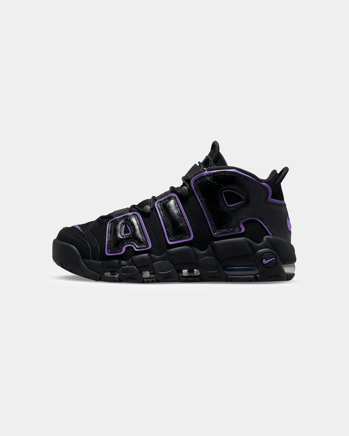 Impact Resistant Plate travel - convenient Nike Air More Uptempo '96 Black/Cement Grey