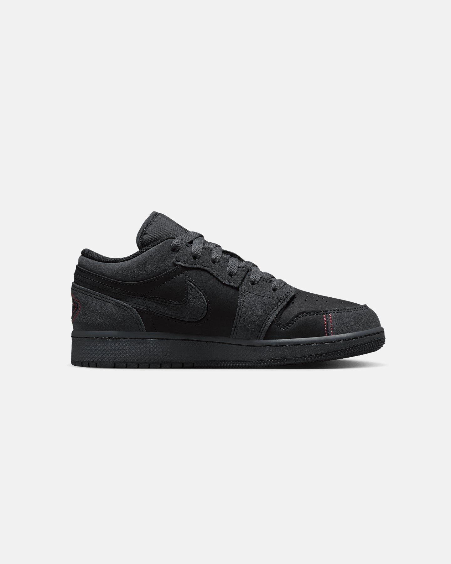 Jordan Kids' Air Jordan 1 Low SE Craft (GS) Dark Smoke Grey/Black Vapor Wick Fabric
