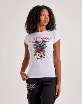 Ed Hardy Eagle Rose Slim-Fit Tee Anti microbial coating football players - specific functions