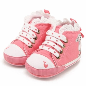 Newborn Baby Girl Soft Cotton Casual Breathable Pre-walker Crib Shoes easy pull
