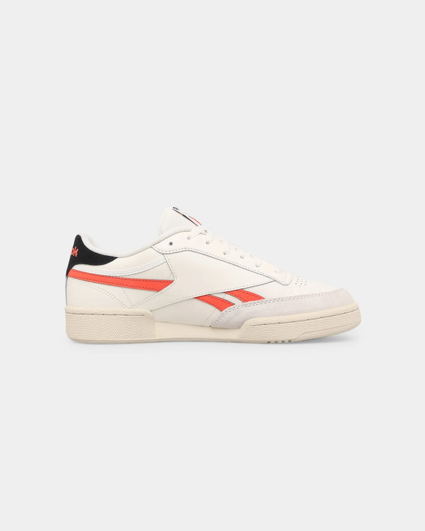 Reebok Club C Revenge Chalk/Semi Orange Tensile Weave Upper all - terrain