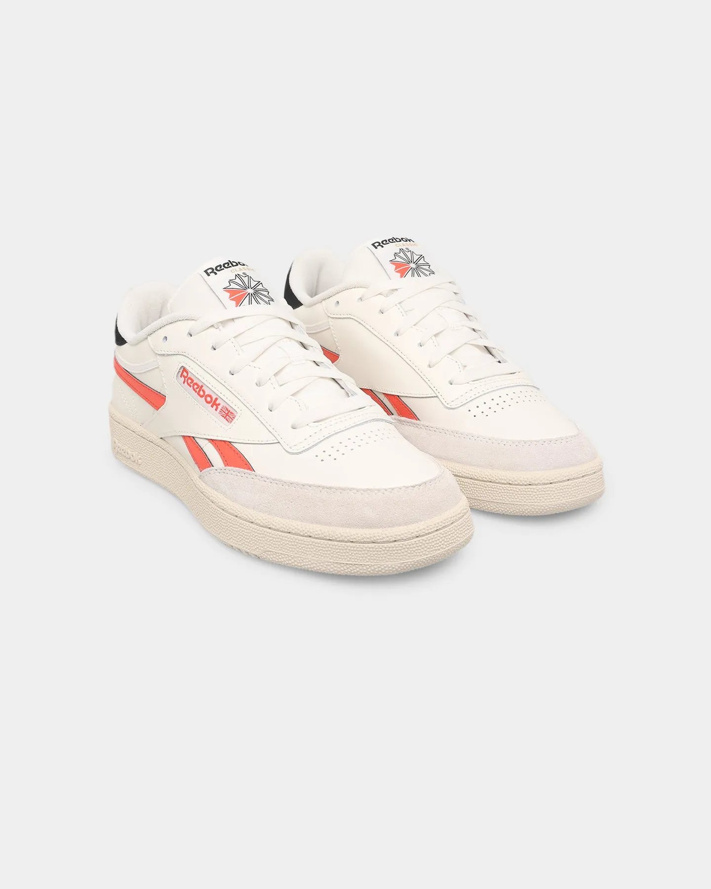 Reebok Club C Revenge Chalk/Semi Orange narrow - fit