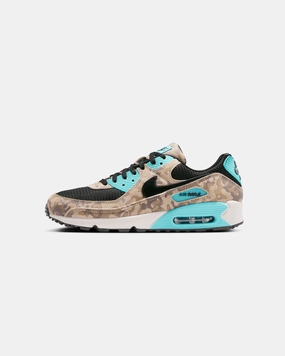 Nike Air Max 90 Premium "Camo" Sanddrift/Black-Aurora Green High-Quality Craft