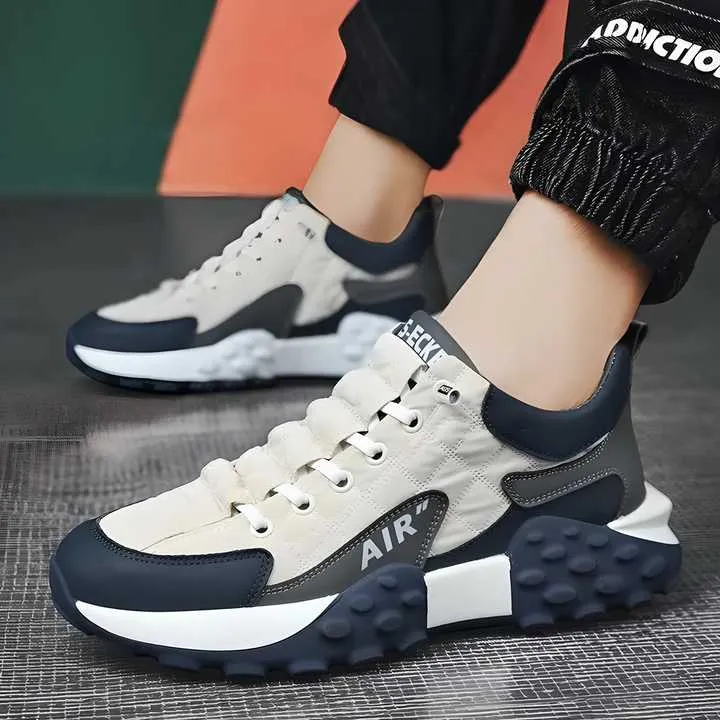 Fashionable Design active seniors' comfort Men's Casual Shoes Thick Base Sneakers