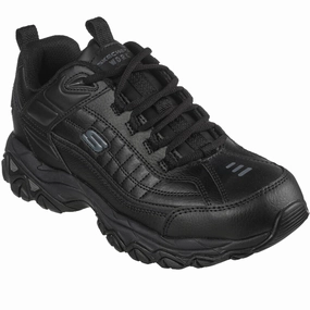 Foam Pod Cushioning Skechers Men's 200080WW Soft Stride Fambli Black Safety Work Shoes