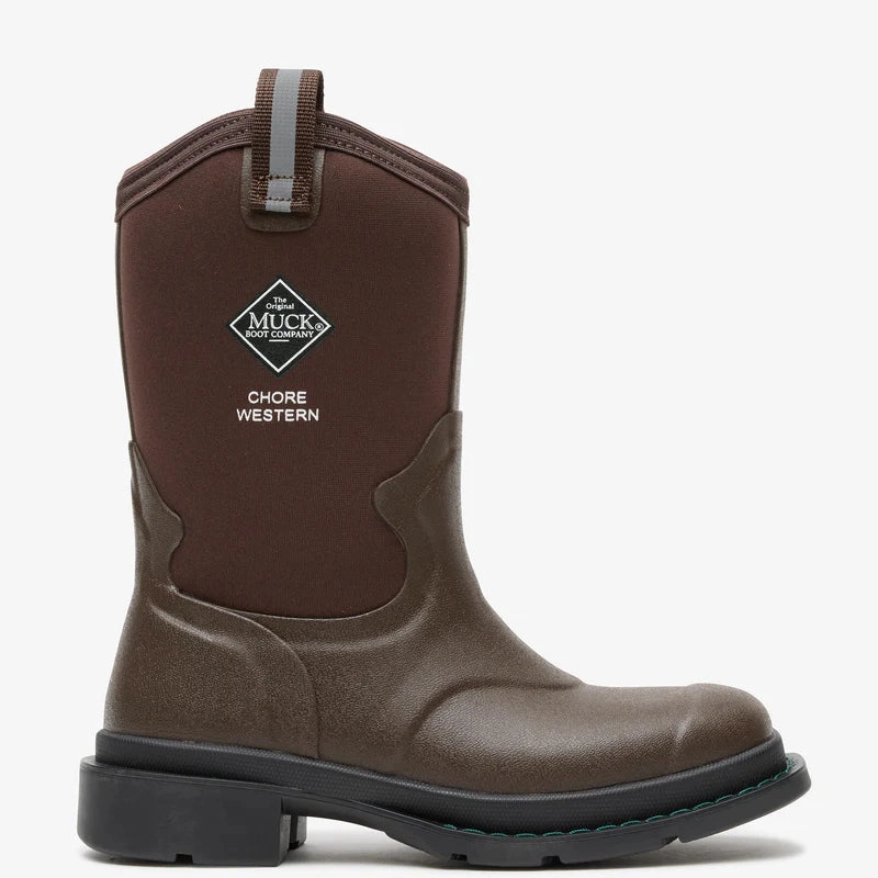 Stretchable Comfortable backstay MUCK Little Kids' Chore Western Boot MCHWC90/ Big Kids' Chore Western Boot MCHWY90