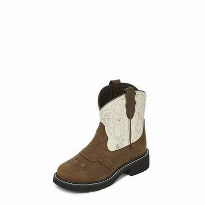 JUSTIN BOOTS NURI BONE 9621JR Durable Shell Rainy Day Commuter