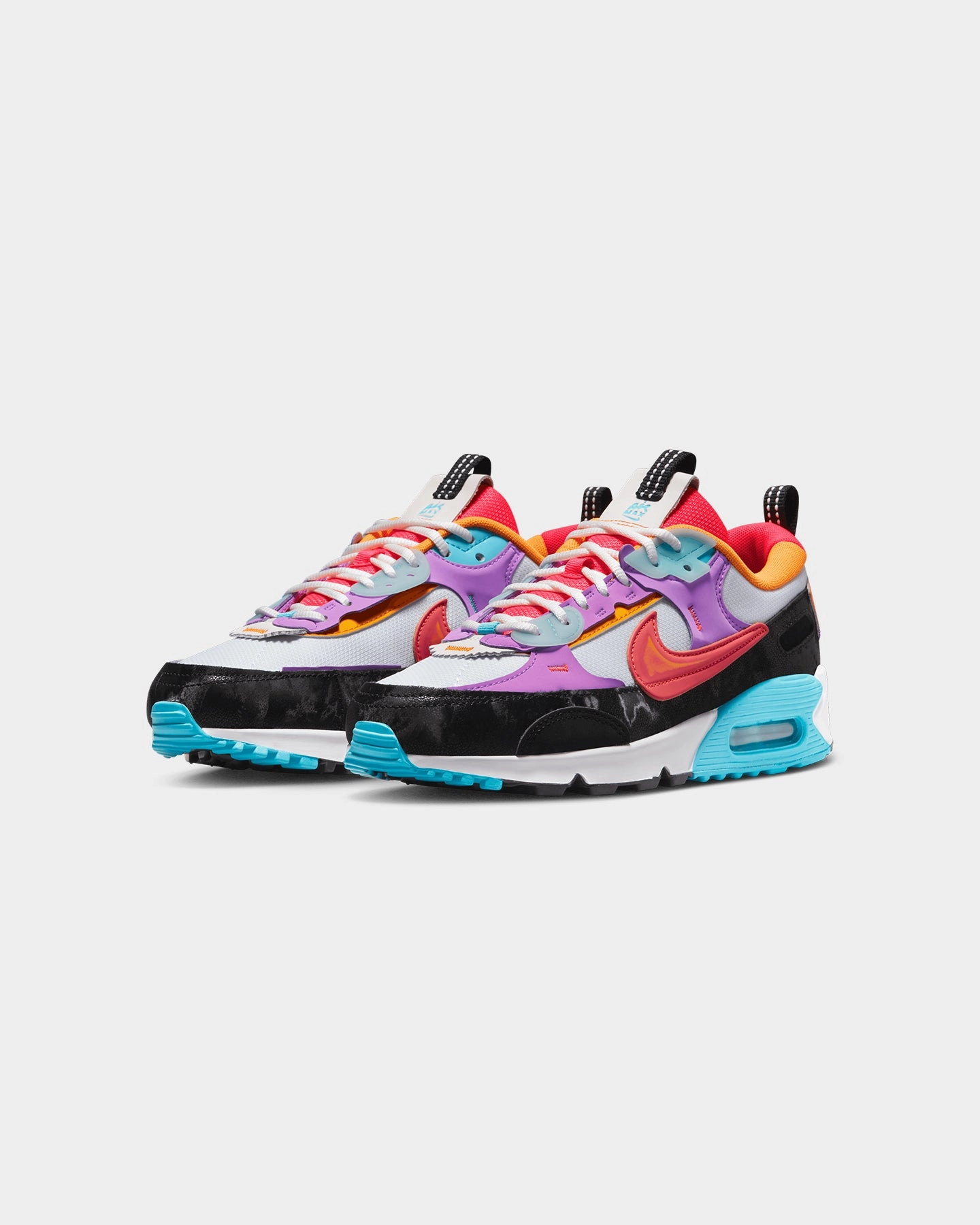 Zip - up Unbeatable Traction Nike Women's Air Max 90 Futura White/Bright Crimson