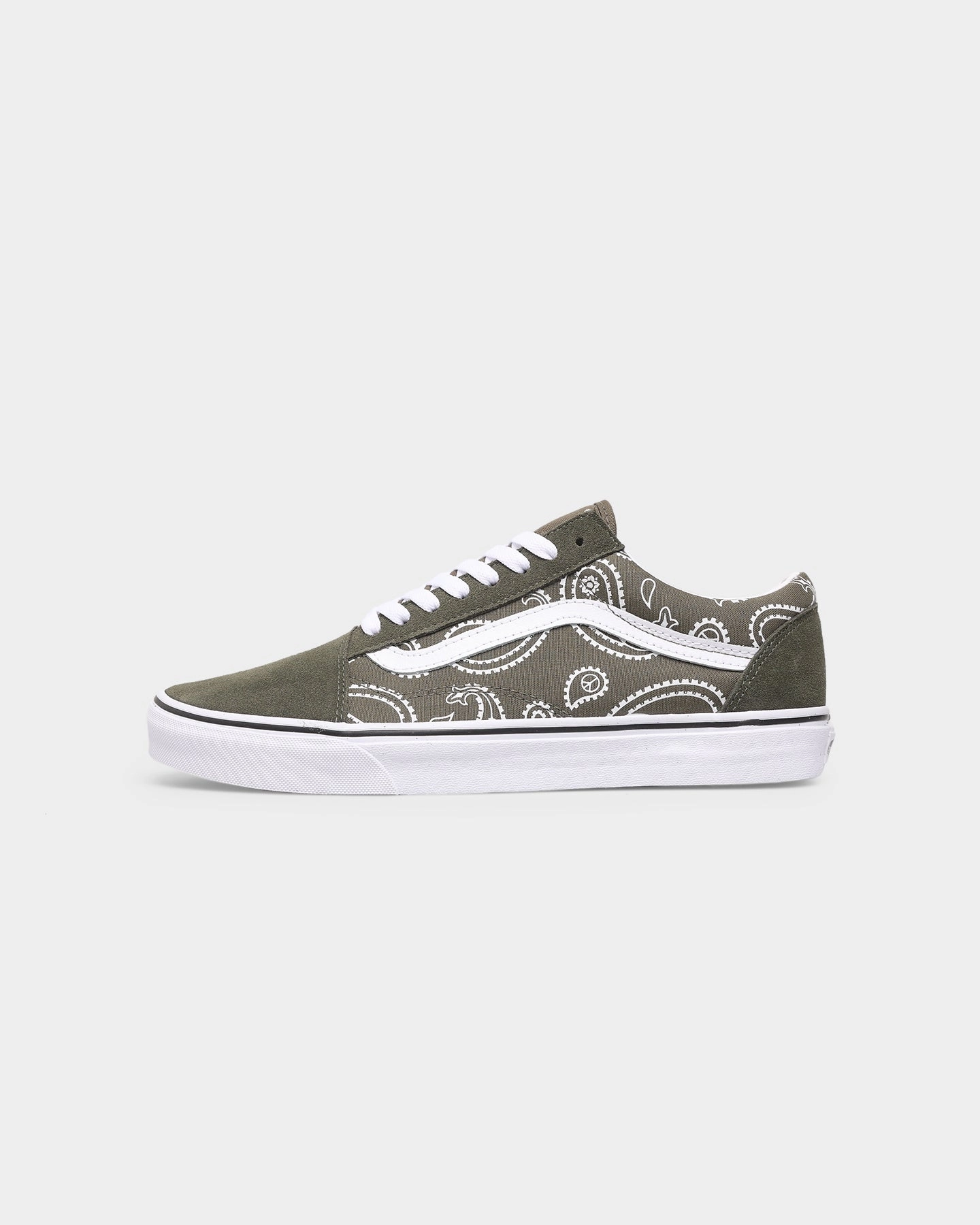 Pressure Distribution System Vans Old Skool Peace Paisley Grape Leaf/True White
