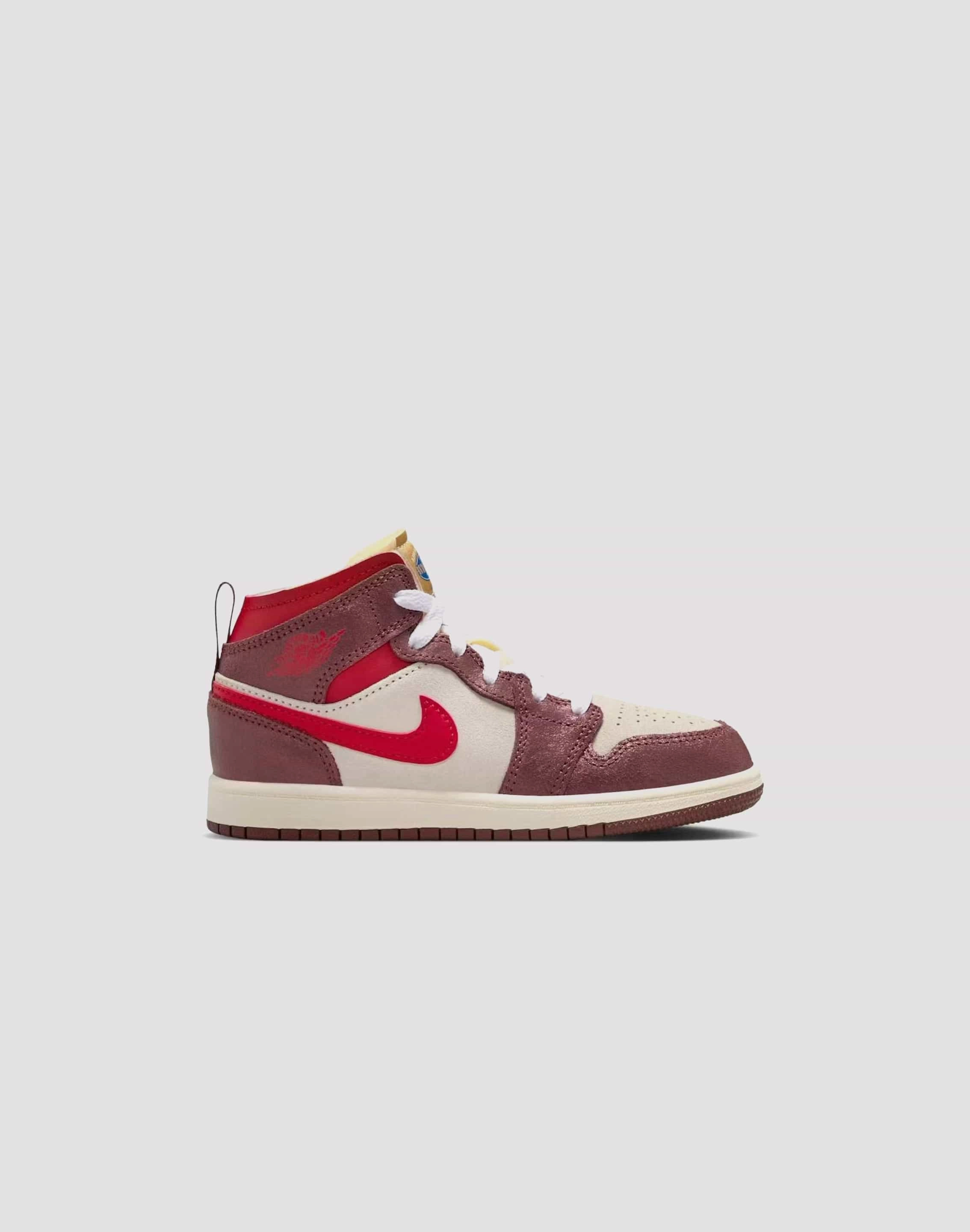 Jordan Air Jordan 1 Mid SE Pre-School Mid Foot Harness Flexible forefoot