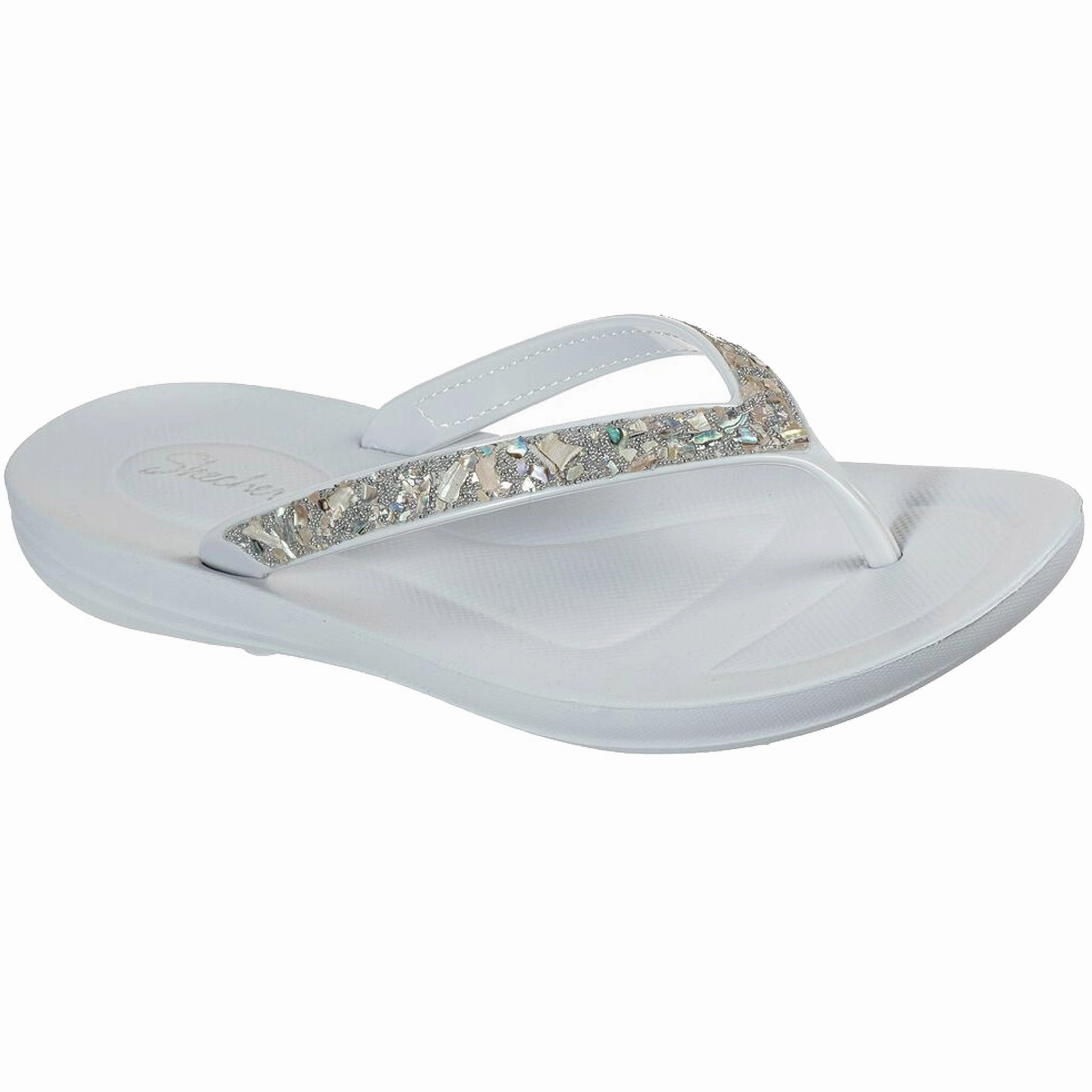 Skechers Women's Bungalow 119222 Coral Gem Vegan Sandals Athletic Apparel