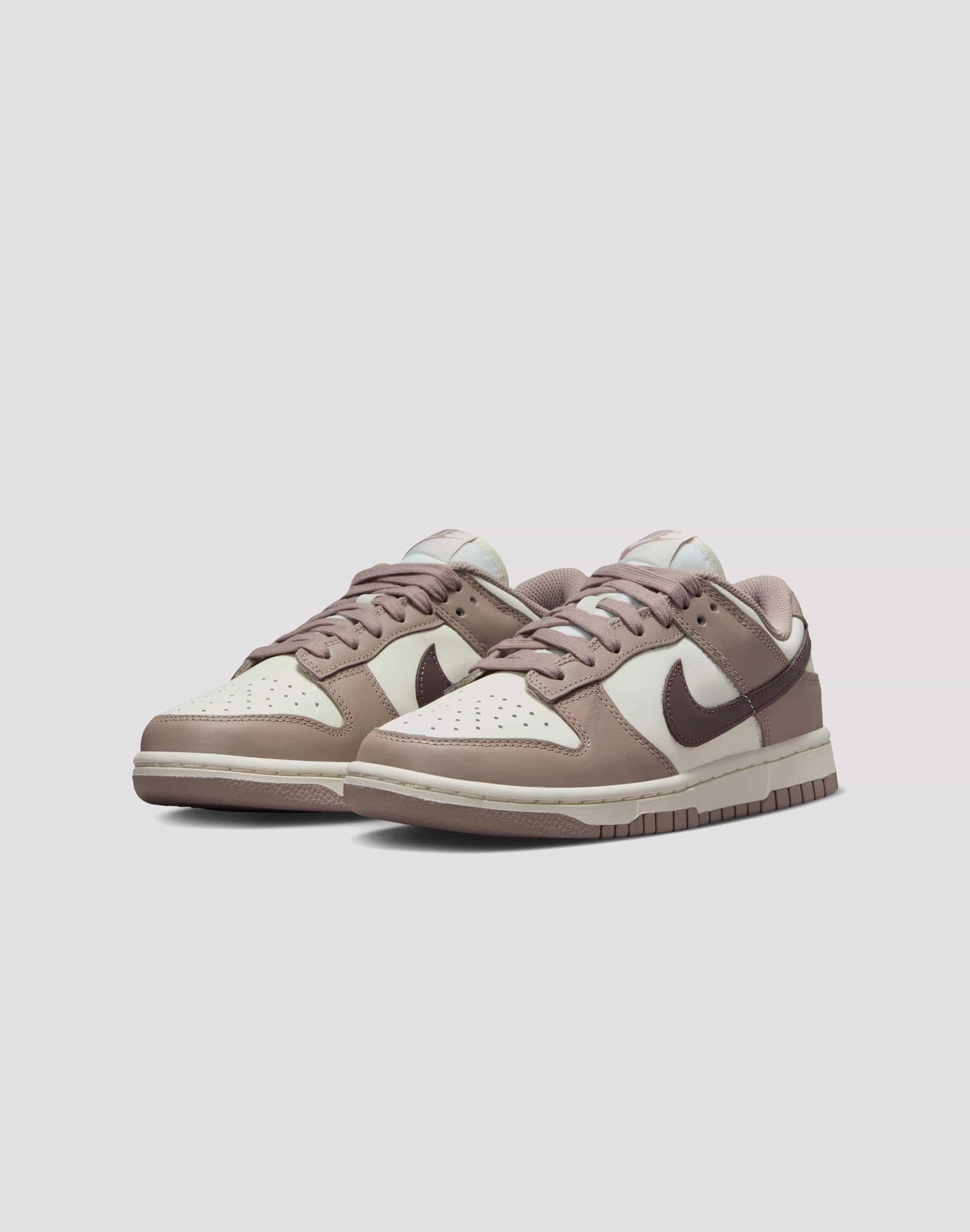 Nike Dunk Low "Sail/Plum Eclipse/Diffused Taupe" Responsive Bounce Foam Stitchless Seams