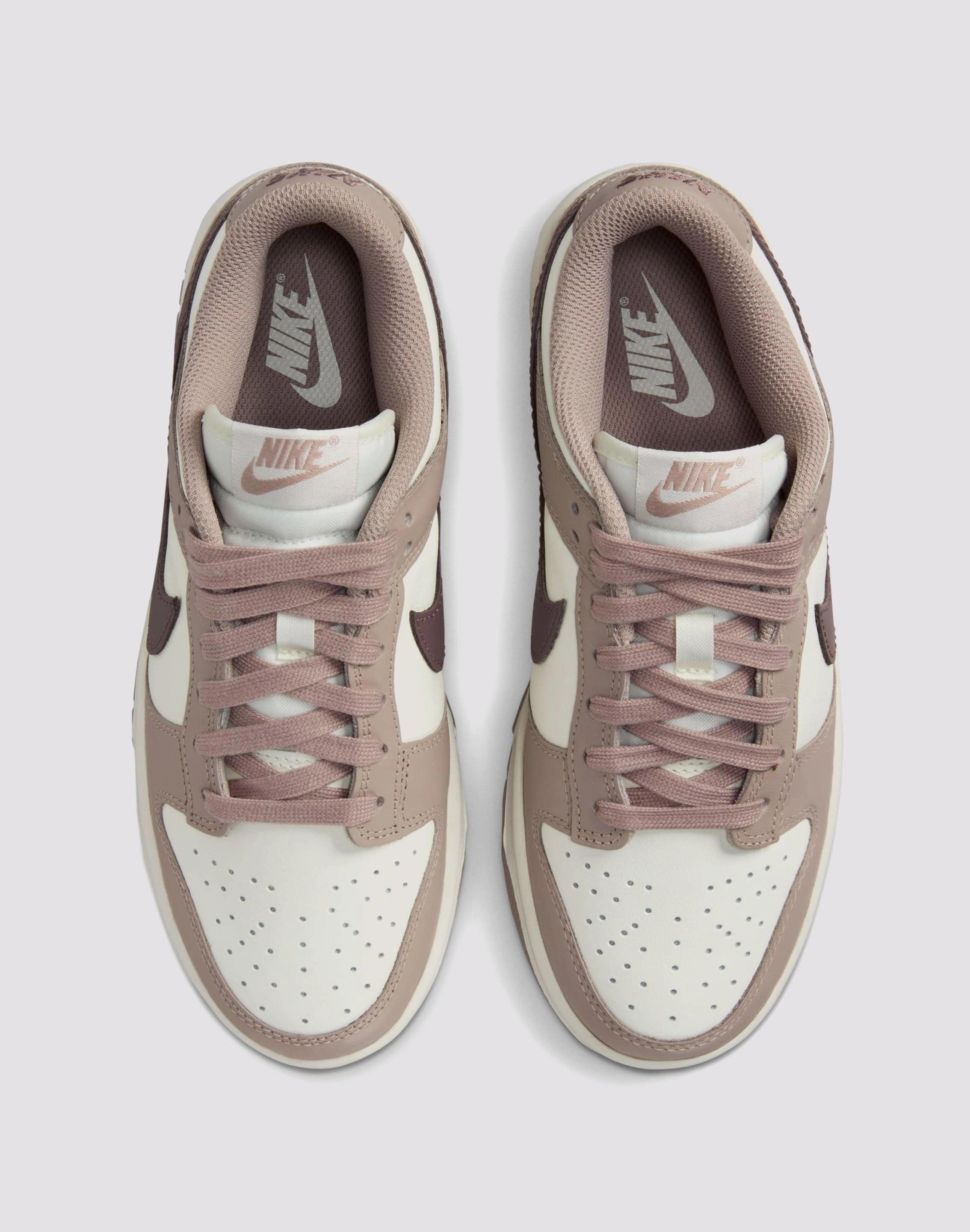 Nike Dunk Low "Sail/Plum Eclipse/Diffused Taupe" PU midsole On The Move