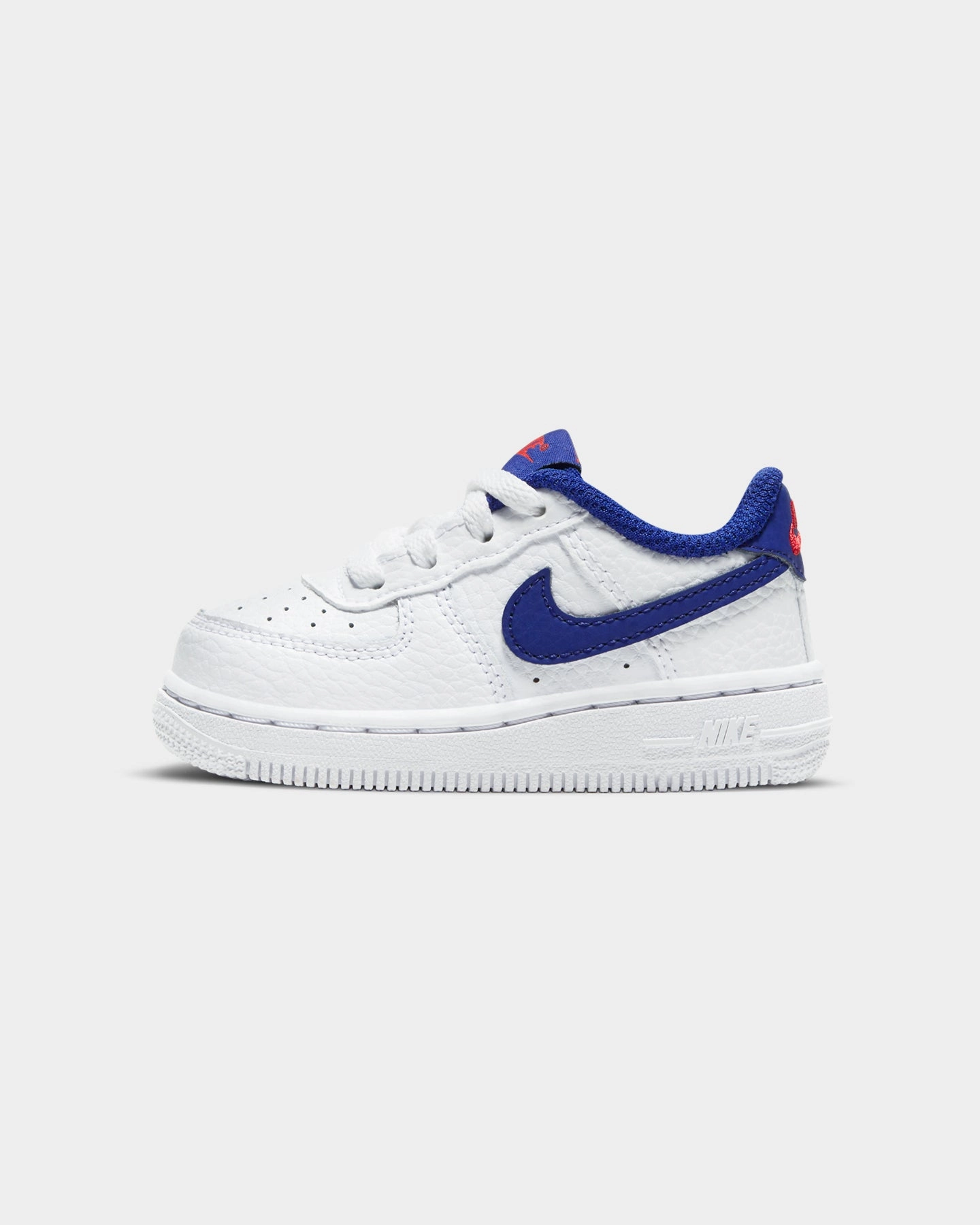Support frame Comfort footbed Nike Infants' Air Force 1 (TD) White/Deep Royal