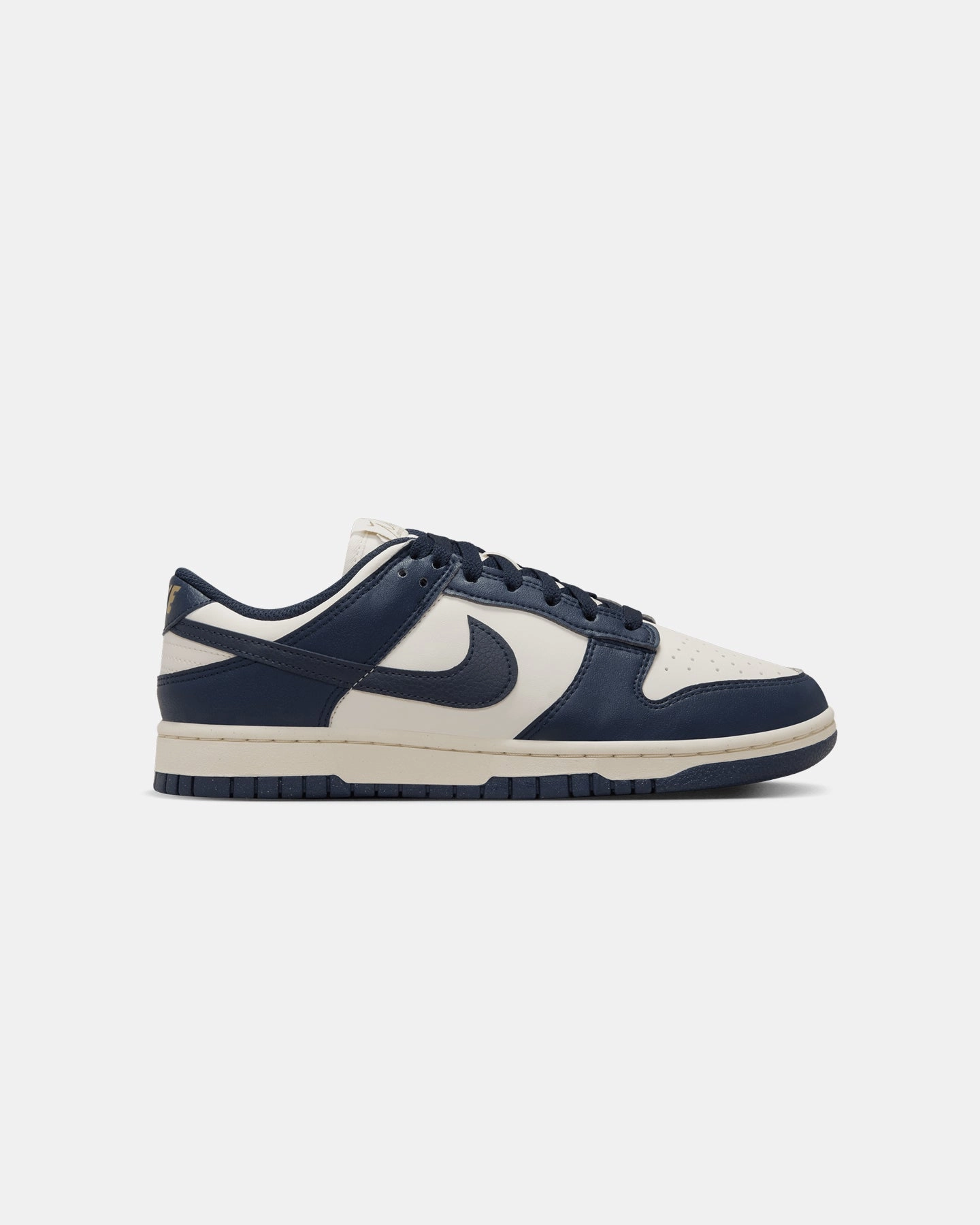 Nike Women's Dunk Low Next Nature Phantom/Obsidian Pale Ivory Correct Low Profile Collar