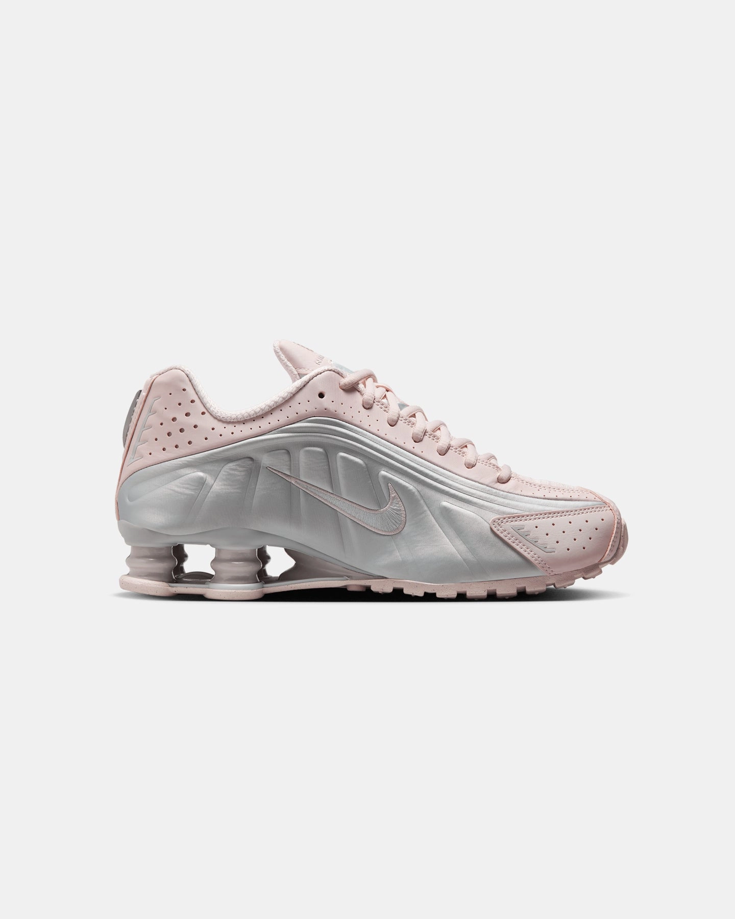 Eco-friendly Nike Women's Shox R4 Barely Rose/Metallic Platinum