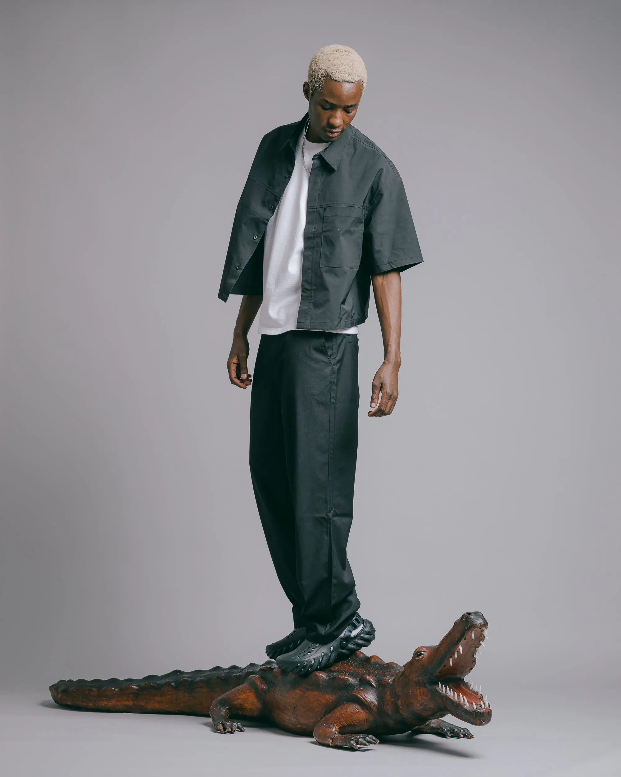 heel - cup Upgraded cushioning Crocs Echo Clog Black