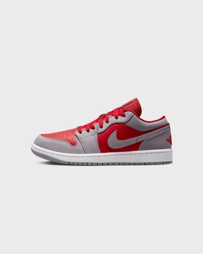 Jordan Women's Air Jordan 1 Low SE "Split" Gym Red/Cement Reinforced Eyelet Durability Compression Resistant Fiber