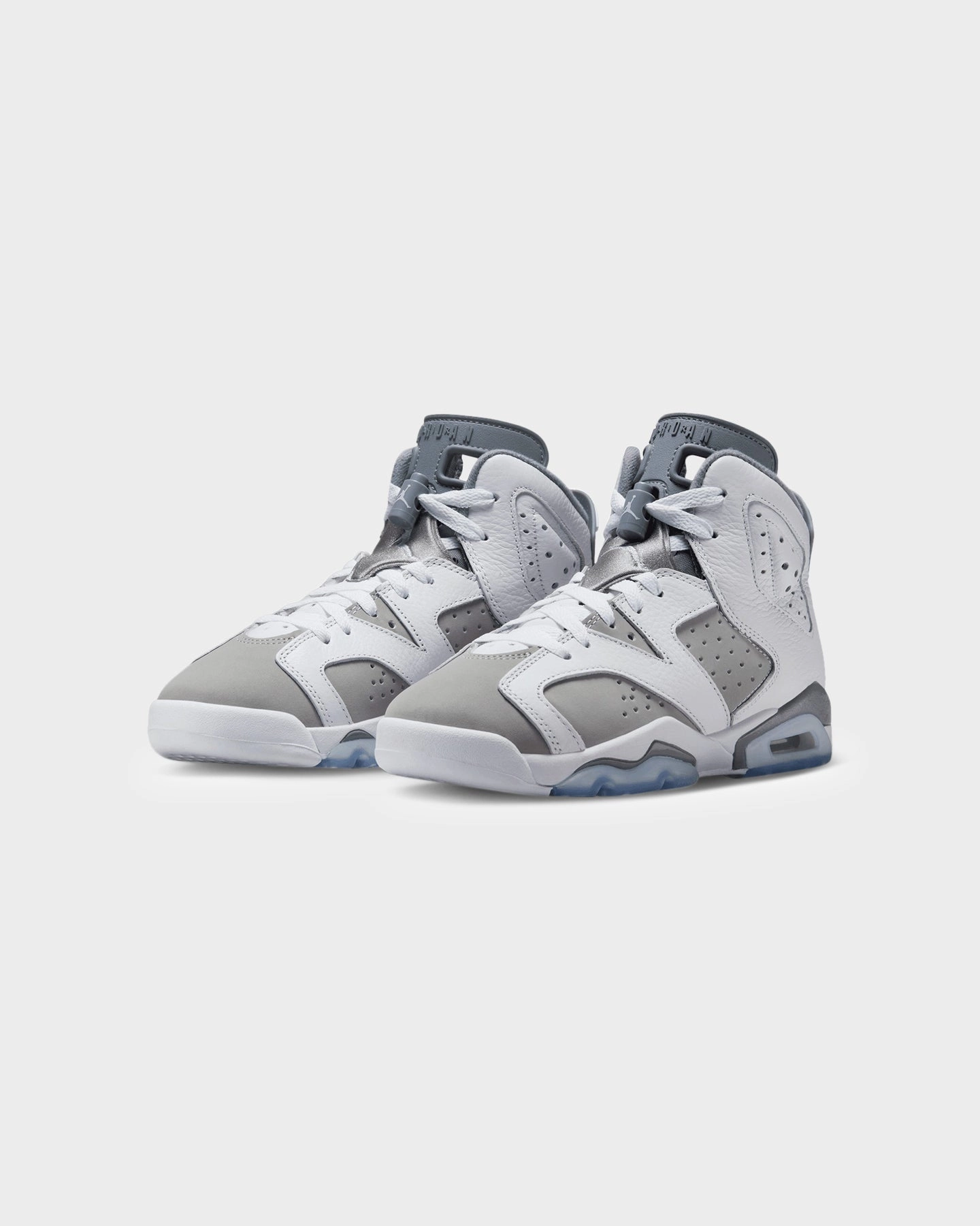 Effortless Style Jordan Kids' Air Jordan 6 Retro (GS) "Cool Grey" White/Medium Grey