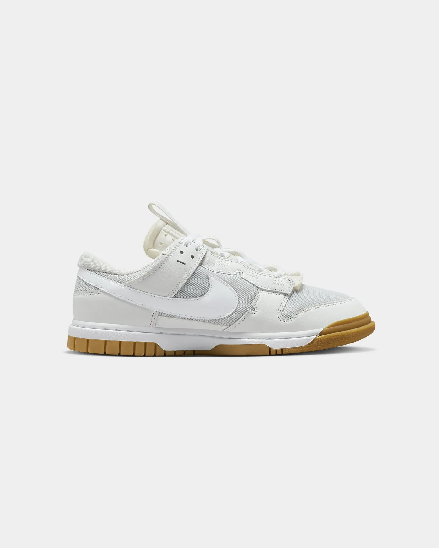 Nike Air Dunk Jumbo "White Gum" Photon Dust/White wide - fit Compression Resistant Midsole
