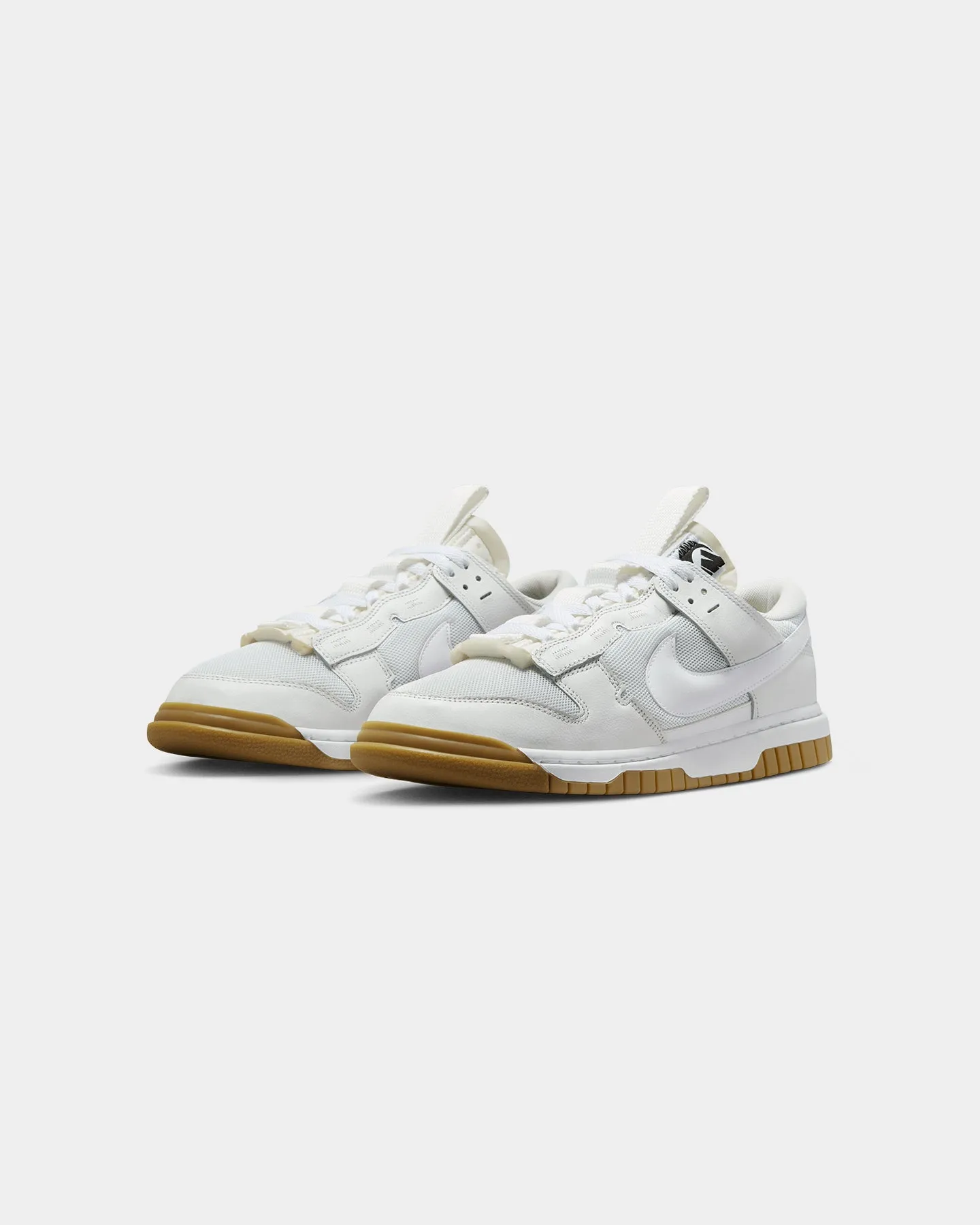 Nike Air Dunk Jumbo "White Gum" Photon Dust/White Breathable flair Bendable Sole Design