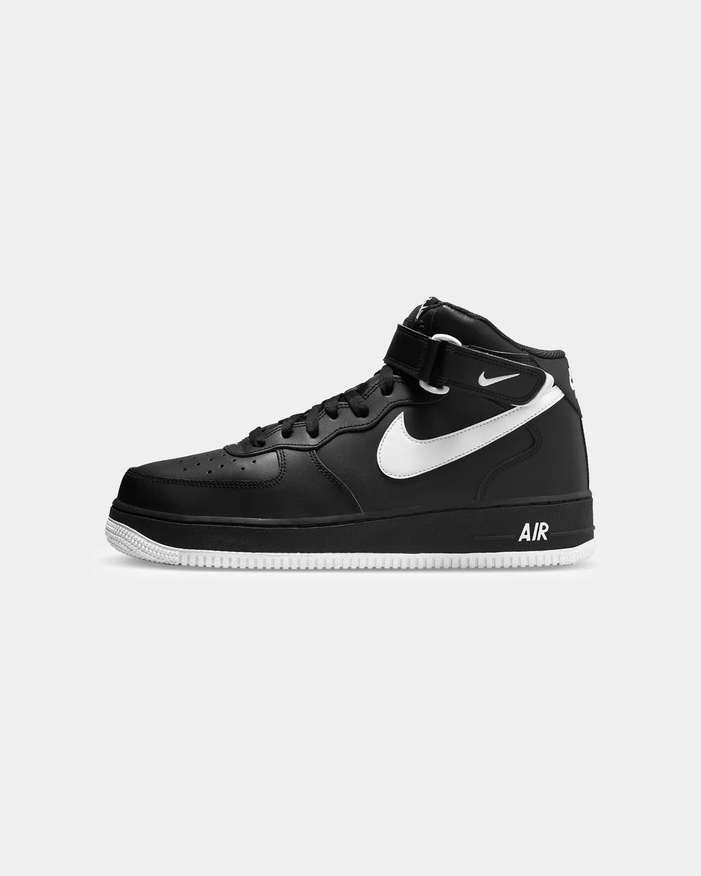 All-around durability Nike Air Force 1 Mid '07 "Black White" Black/White/Black