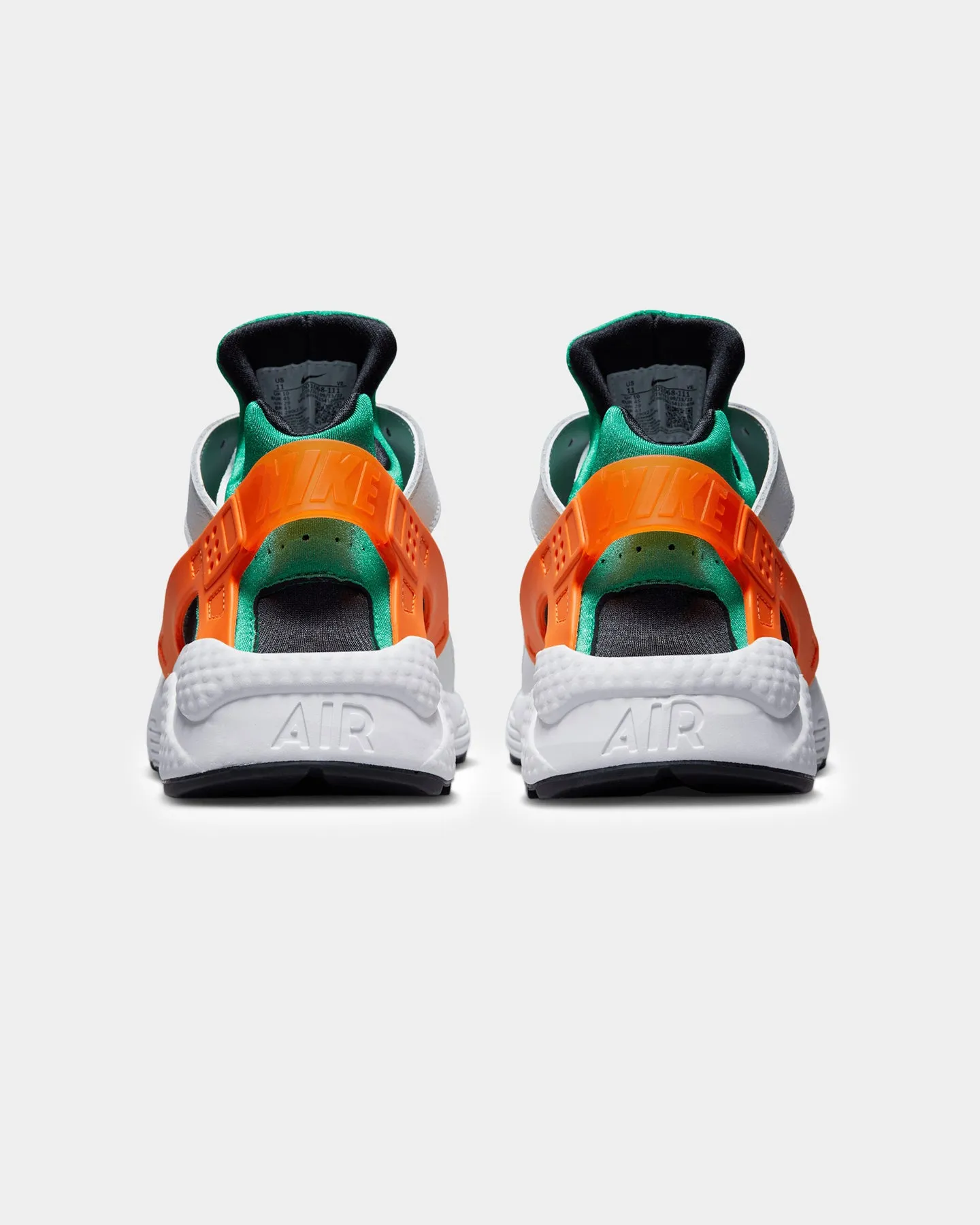 Nike Air Huarache White/Safety Orange Puncture Resistant Sole