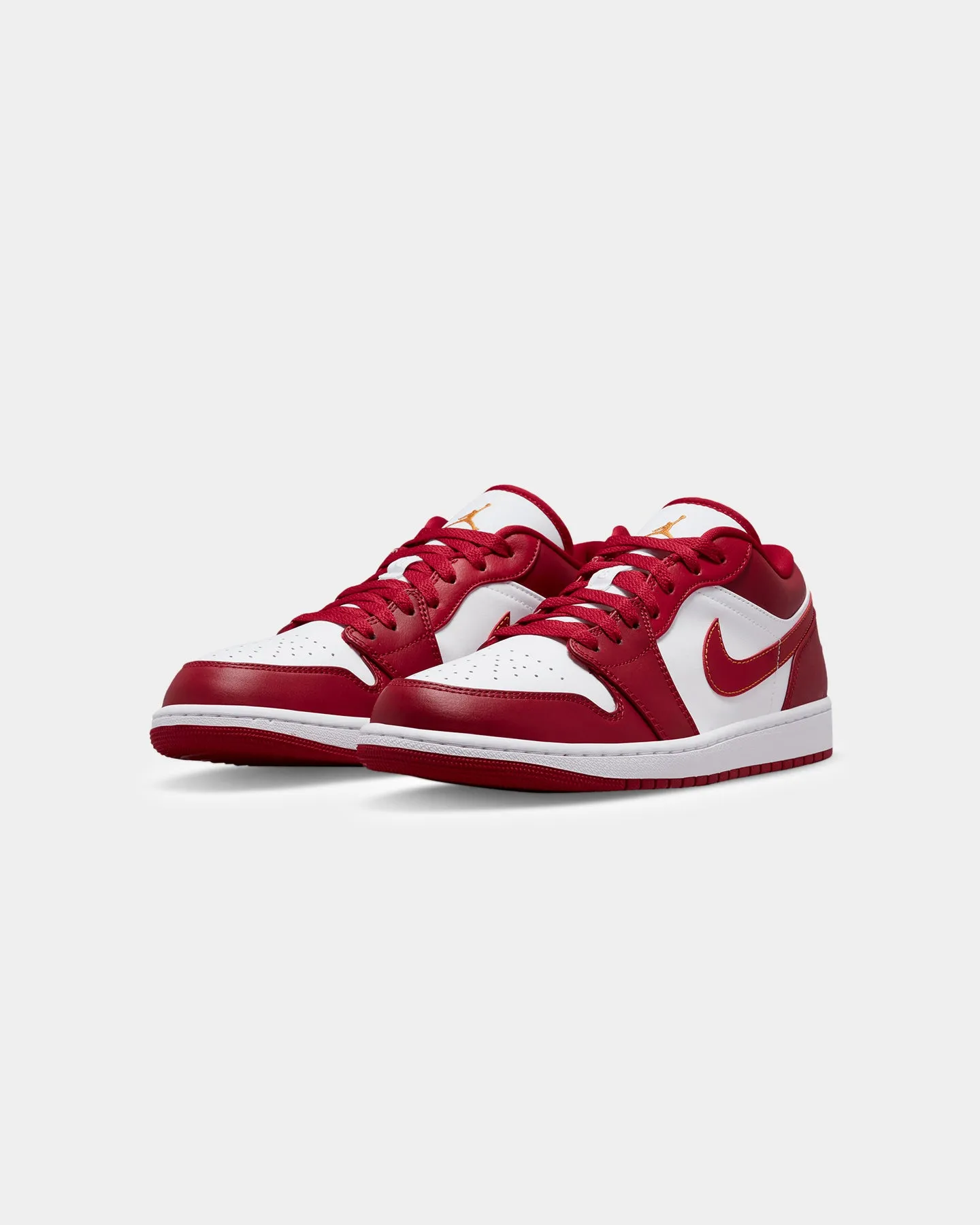 Fashion-forward flexibility travel - convenient Nike Air Jordan 1 Low "Cardinal Red" Cardinal Red/Light Curry/White