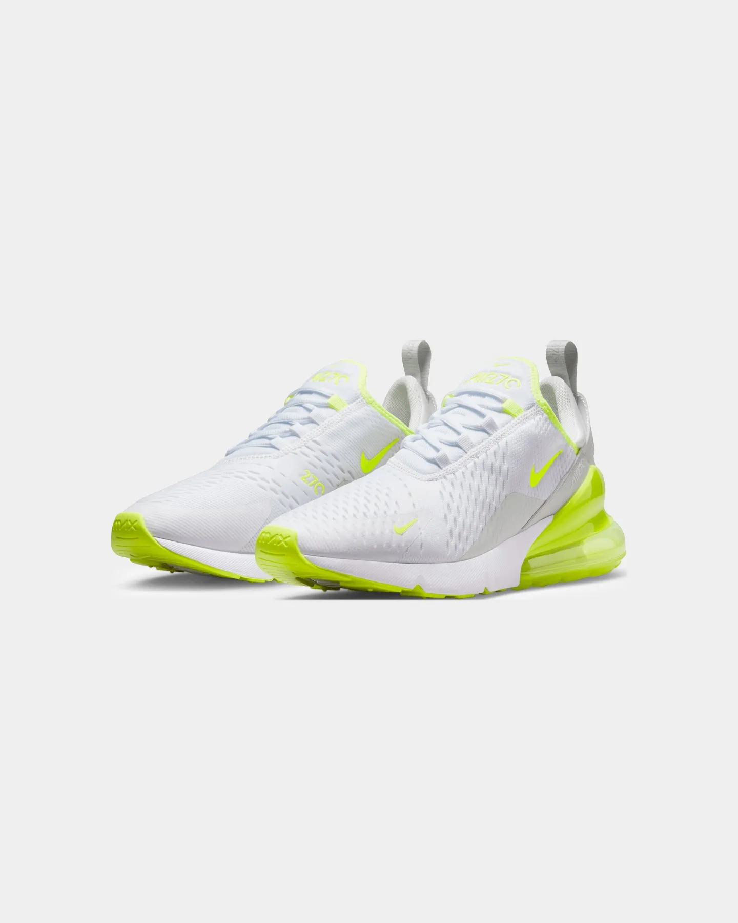 Nike Air Max 270 White/Volt-Photon Anatomical Contour training - style