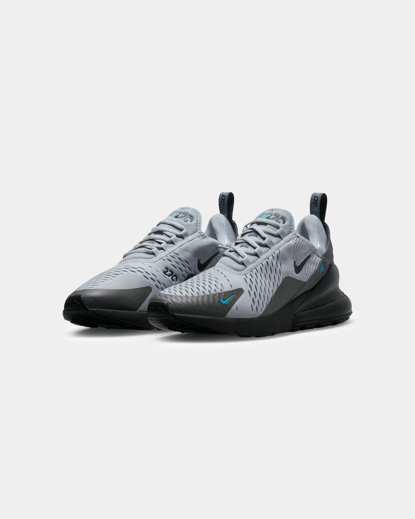 Nike Air Max 270 Wolf Grey/Black Non Constricting Fit Sleek Wear