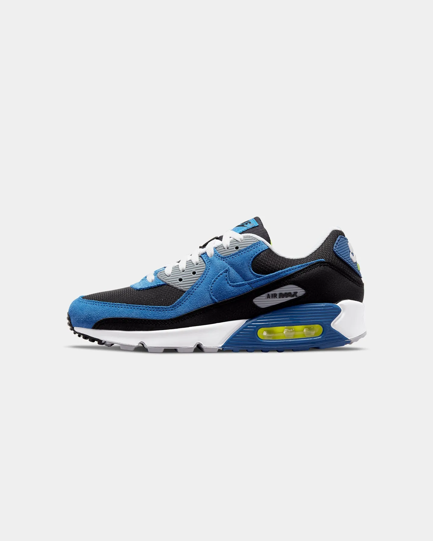 Nike Air Max 90 Black/Atlantic Blue/Voltage Yellow/White western fall footwear assortments