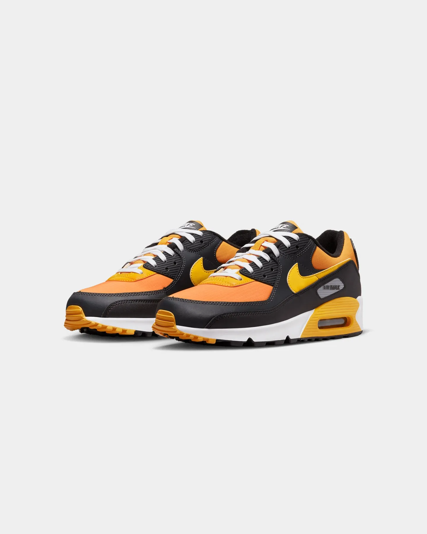 Nike Air Max 90 Kumquat/University Black Strap runners' speed